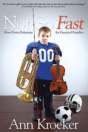 Not So Fast: Slow-Down Solutions for Frenzied Families de Ann Kroeker