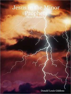 Jesus in the Minor Prophets: Hosea-Malachi de Donald Louis Giddens