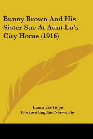 Bunny Brown And His Sister Sue At Aunt Lu's City Home (1916) de Laura Lee Hope