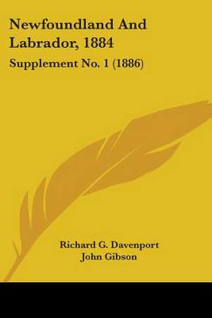 Newfoundland And Labrador, 1884 de Richard G. Davenport