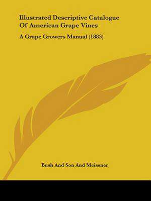 Illustrated Descriptive Catalogue Of American Grape Vines de Bush And Son And Meissner