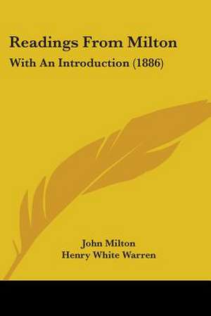 Readings From Milton de John Milton