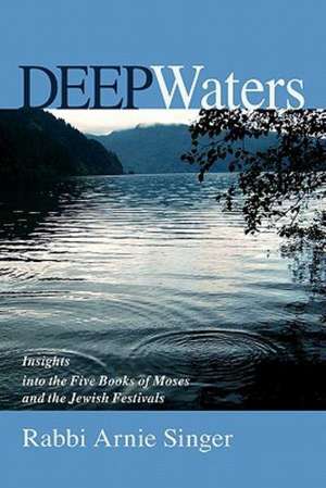 Deep Waters: Insights Into the Five Books of Moses and the Jewish Holidays de Rabbi Arnie Singer