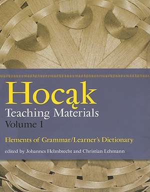 Hocak Teaching Materials, Volume 1