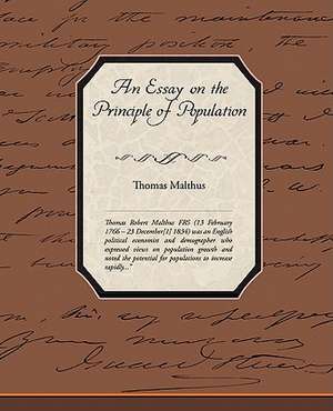 An Essay on the Principle of Population de Thomas Malthus