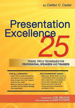 Presentation Excellence de Carlton C. Casler