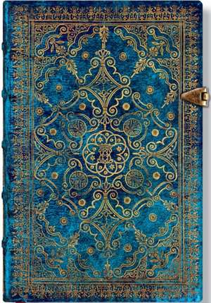 Paperblanks Azure Equinoxe Hardcover Mini Lined Clasp Closure 240 Pg 120 GSM de Paperblanks