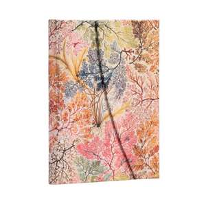 Anemone Midi Lined Hardcover Journal (Wrap Closure) de Paperblanks