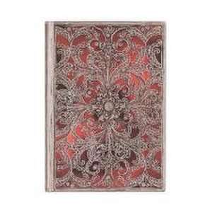 Garnet (Silver Filigree Collection) Midi Lined Softcover Flexi Journal de Paperblanks