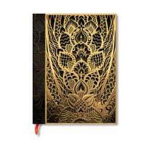 Paperblanks the Chanin Rise New York Deco Hardcover Journal Ultra Unlined Elastic Band Closure 144 Pg 120 GSM de Paperblanks