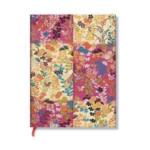 Japanese Kimono Kara-Ori Pink Softcover Flexi MIDI Unl de Paperblanks