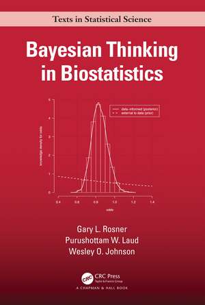 Bayesian Thinking in Biostatistics de Gary L Rosner