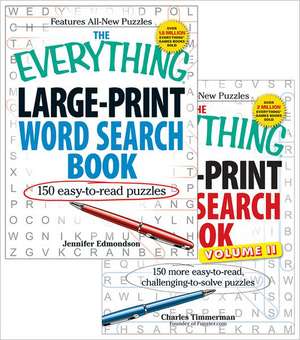 The Everything Large Print Word Search Bundle [With Paperback Book] de Jennifer Edmondson