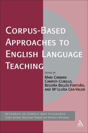 Corpus-Based Approaches to English Language Teaching de Dr Mari Carmen Campoy