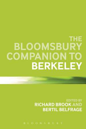 The Bloomsbury Companion to Berkeley de Professor Bertil Belfrage