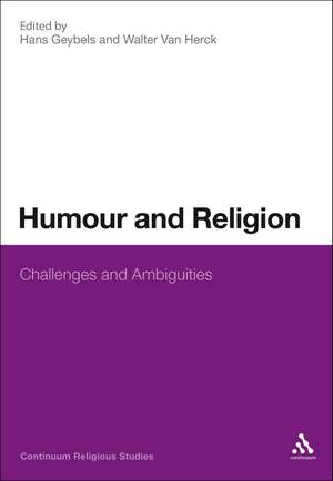 Humour and Religion: Challenges and Ambiguities de Associate Professor Hans Geybels