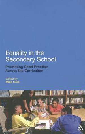 Equality in the Secondary School: Promoting Good Practice Across the Curriculum de Mcdougall.