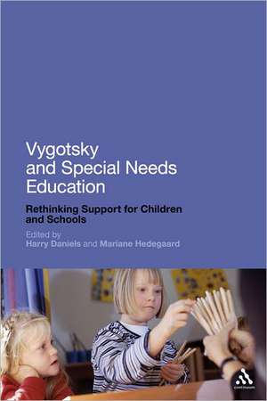 Vygotsky and Special Needs Education: A Cultural Theory Approach de Harry Daniels