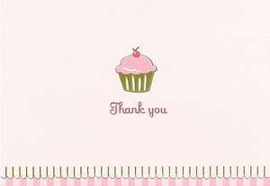 Cupcake Thank You Cards de Peter Pauper Press