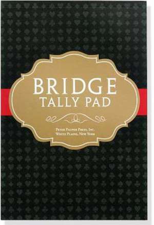 Bridge Tally Pad de Peter Pauper Press