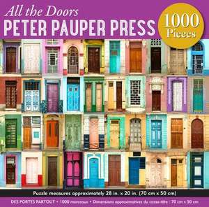 All the Doors 1,000 Piece Jigsaw Puzzle de Peter Pauper Press Inc