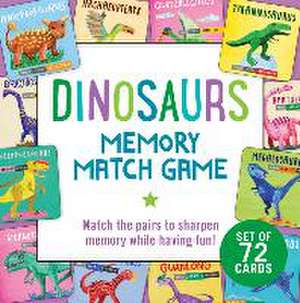 Dinosaurs Memory Match Game (Set of 72 Cards) de Peter Pauper Press