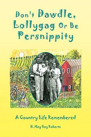 Don't Dawdle, Lollygag or Be Persnippity de H. May Gay Roberts