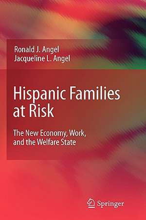 Hispanic Families at Risk: The New Economy, Work, and the Welfare State de Ronald J. Angel