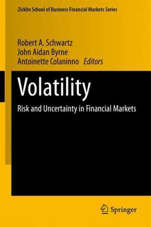 Volatility de Robert A Schwartz