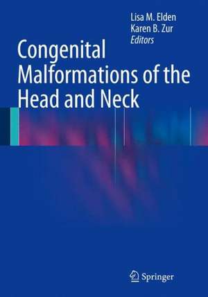 Congenital Malformations of the Head and Neck de Lisa M. Elden