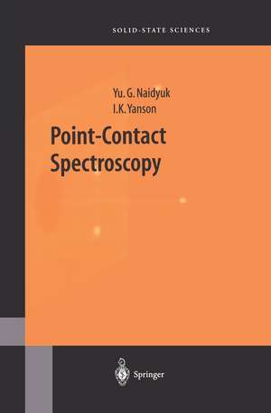 Point-Contact Spectroscopy de Yu.G. Naidyuk