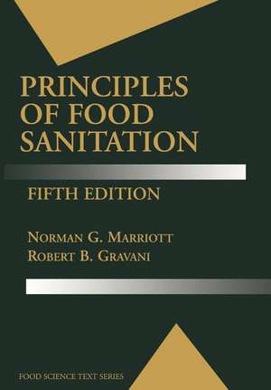 Principles of Food Sanitation de Norman G. Marriott