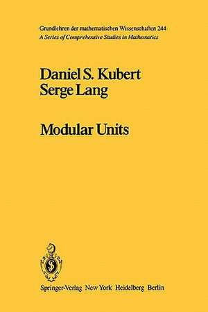 Modular Units de D. Kubert