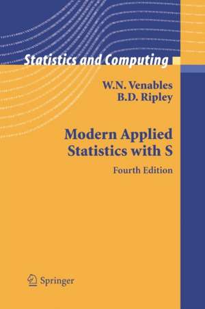 Modern Applied Statistics with S de W.N. Venables