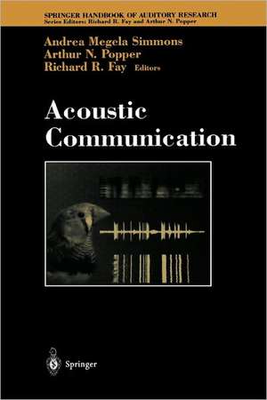 Acoustic Communication de Andrea Simmons