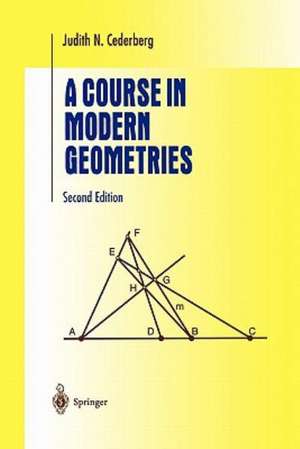 A Course in Modern Geometries de Judith N. Cederberg