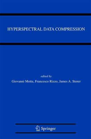 Hyperspectral Data Compression de Giovanni Motta