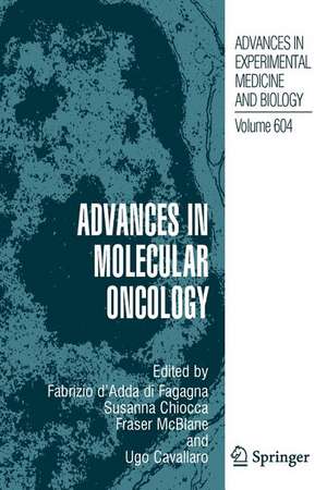 Advances in Molecular Oncology de Fabrizio d'Adda di Fagagna