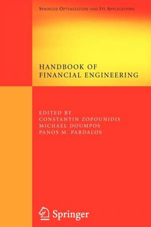 Handbook of Financial Engineering de Constantin Zopounidis