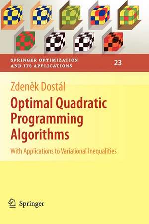 Dostál, Z: Optimal Quadratic Programming Algorithms