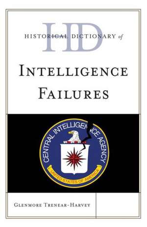 Historical Dictionary of Intelligence Failures de Glenmore S. Trenear-Harvey