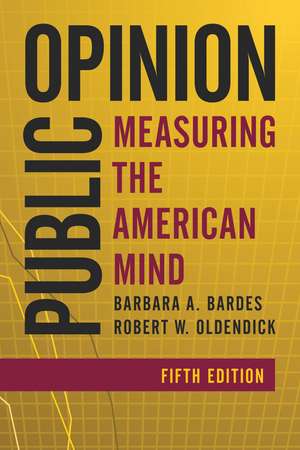 Public Opinion: Measuring the American Mind de Barbara A. Bardes
