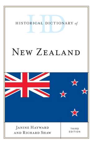 Historical Dictionary of New Zealand de Janine Hayward