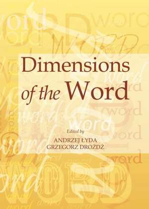 Dimensions of the Word de Grzegorz Drozdz