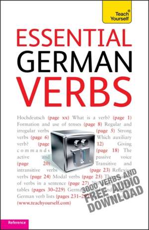 Essential German Verbs de Silvia Robertson