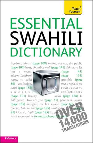 Essential Swahili Dictionary: Teach Yourself de D V Perrott