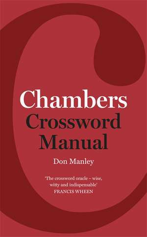 Chambers Crossword Manual de Don Manley