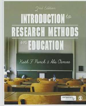 Introduction to Research Methods in Education de Keith F Punch