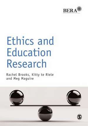 Ethics and Education Research de Rachel Brooks