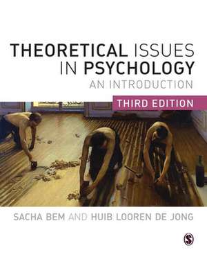 Theoretical Issues in Psychology: An Introduction de Sacha Bem